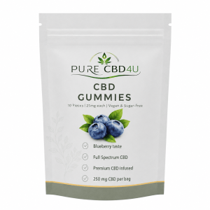 CBD Gummies blueberry flavor - Afbeelding 1