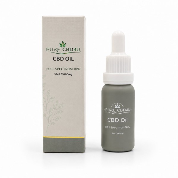 CBD Oil Full Spectrum 10% 10ml by PURECBD4U