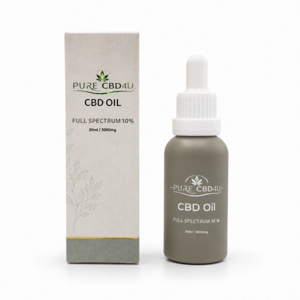 CBD Oil Full Spectrum 10% 30ml by PURECBD4U