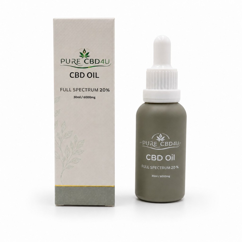 CBD Oil Full Spectrum 20% 30ml by PURECBD4U