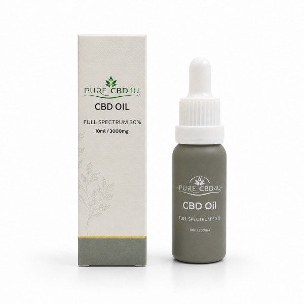 CBD Oil Full Spectrum 30% 10ml by PURECBD4U