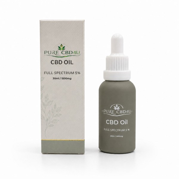 CBD Oil Full Spectrum 5% 30ml by PURECBD4U