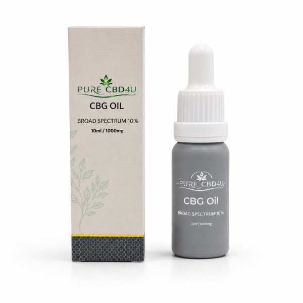CBG Oil 10% 10ml Broad Spectrum by PURECBD4U