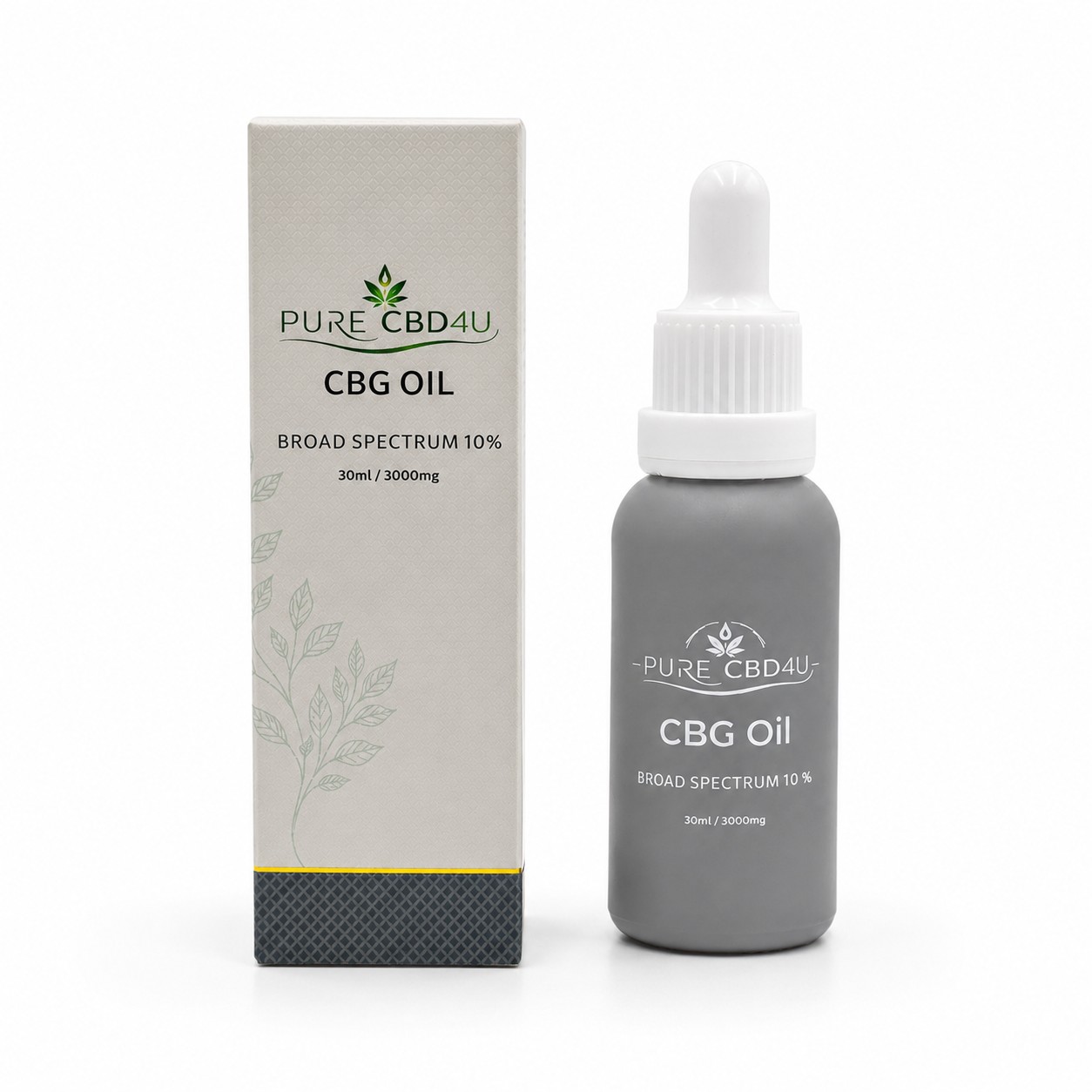 CBG Oil 10% 30ml Broad Spectrum by PURECBD4U