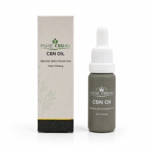 CBN Oil 10% Broad Spectrum 10ml by PURECBD4U premium CBN oil