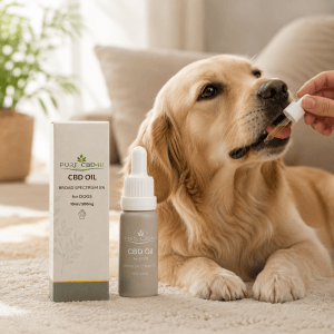 Premium CBD Oil Dog 5% by Pure CBD 4U – high-quality full spectrum CBD oil for dogs, formulated to support daily wellness and easy to administer with a convenient dropper pipette.